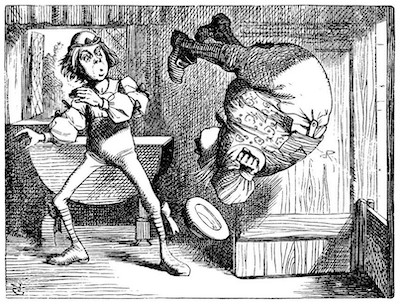 Back-somersault in at the door&hellip;