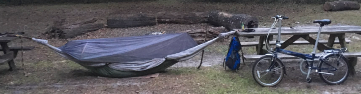Pitching Between Two Picnic Tables