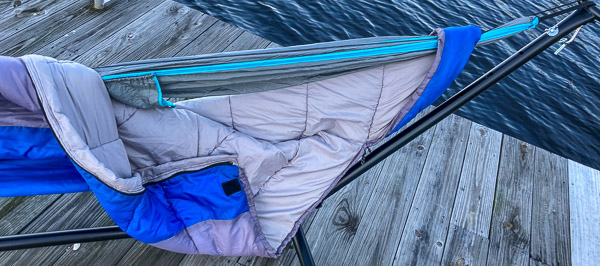 Hammock Inside a Sleeping Bag
