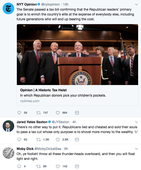 Trump/GOP Tax Scam v Moby-Dick