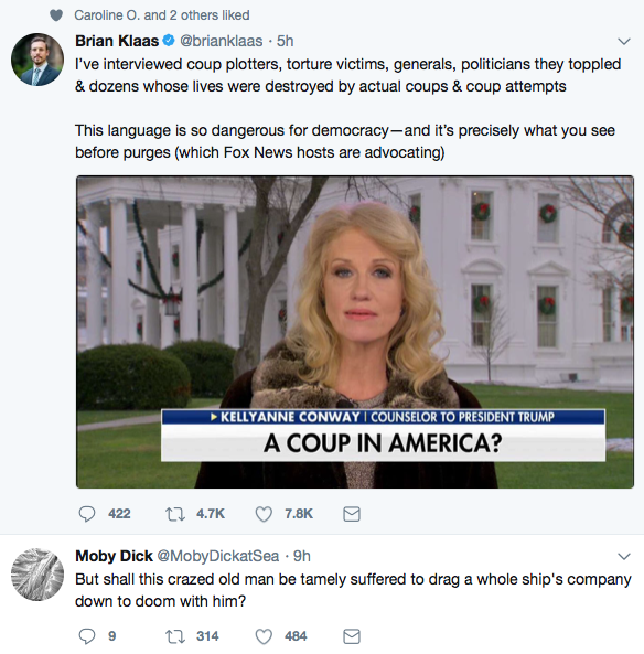 Kellyanne V Moby Dick