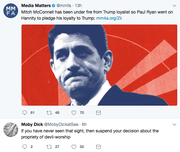 Paul Ryan v Moby-Dick