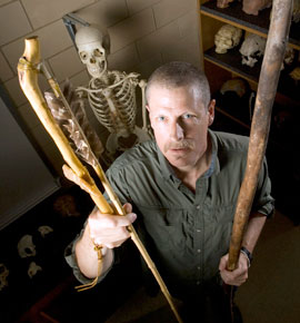 Author with Atlatl