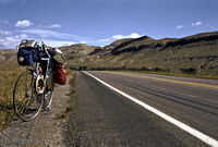 Bikecentennial 22 Wyoming Roadside