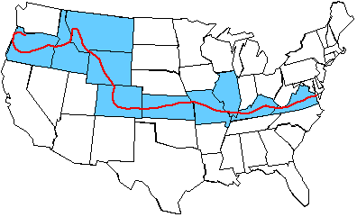 My 1976 Route (~5500 Miles)
