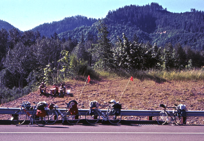 Bikers on the Road
