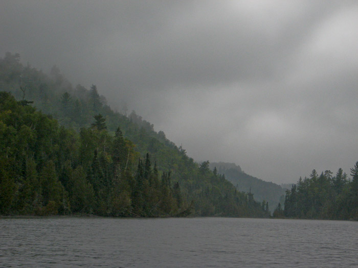 Rainy Paddle the Last Day