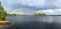 0016 Bwca 2018 Panorama Lake Polly Rainbow