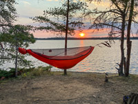 1023 Bwca 2024 Hammock Tent Sunset