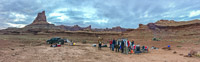 0044 Panorama White Rim Utah 2018 Airport Campsite