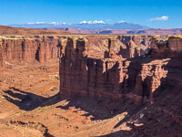 0064 White Rim Utah 2018 La Sal Mountains
