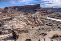 0160 Hdr White Rim Utah 2018 Fort Bottom Trail Anasazi Ruin