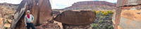 0163 Panorama White Rim Utah 2018 