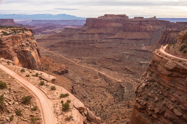 Starting Down the Shafer Trail