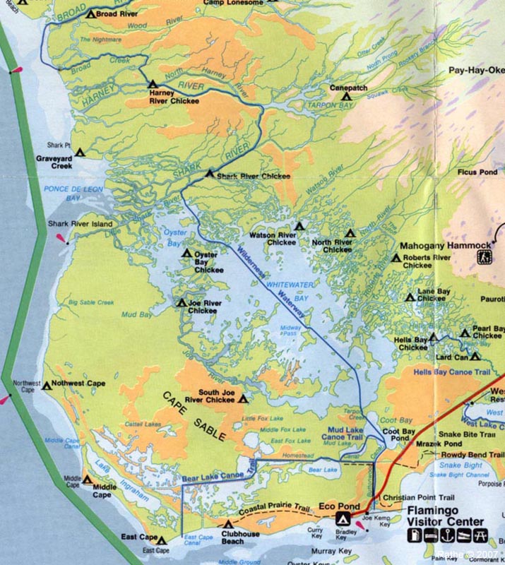 Map Eglades South