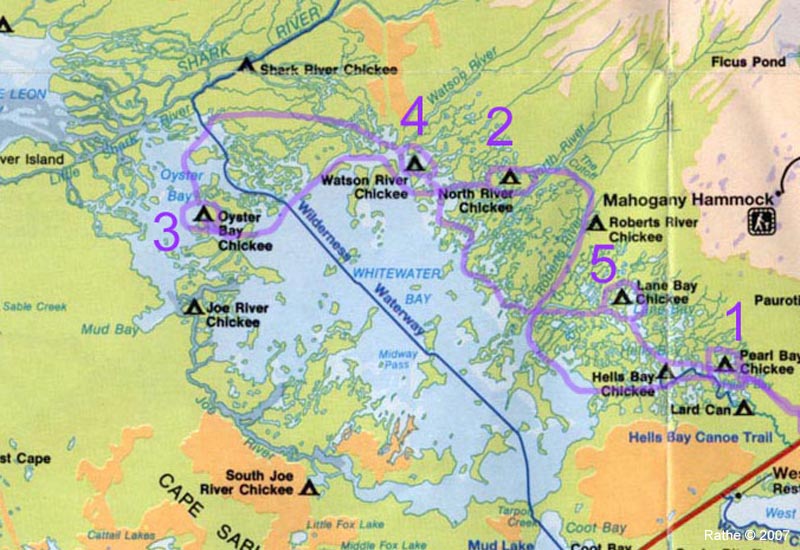 Map Eglades Trip 07