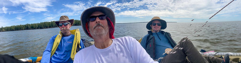 Sailing Lunch Raft on the Gulf