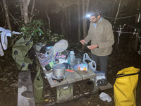0050 Everglades 2023 Lopez River Campsite Dinner