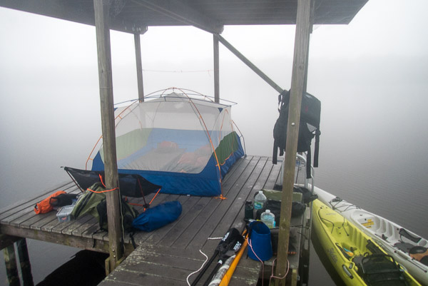Foggy Morning on Plate Creek Chickee