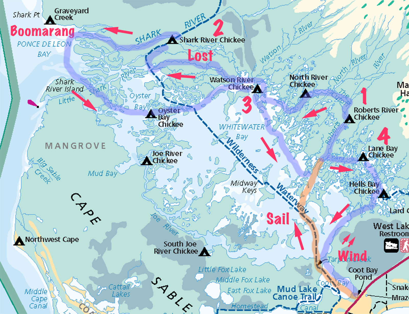 Everglades Route 2017 South