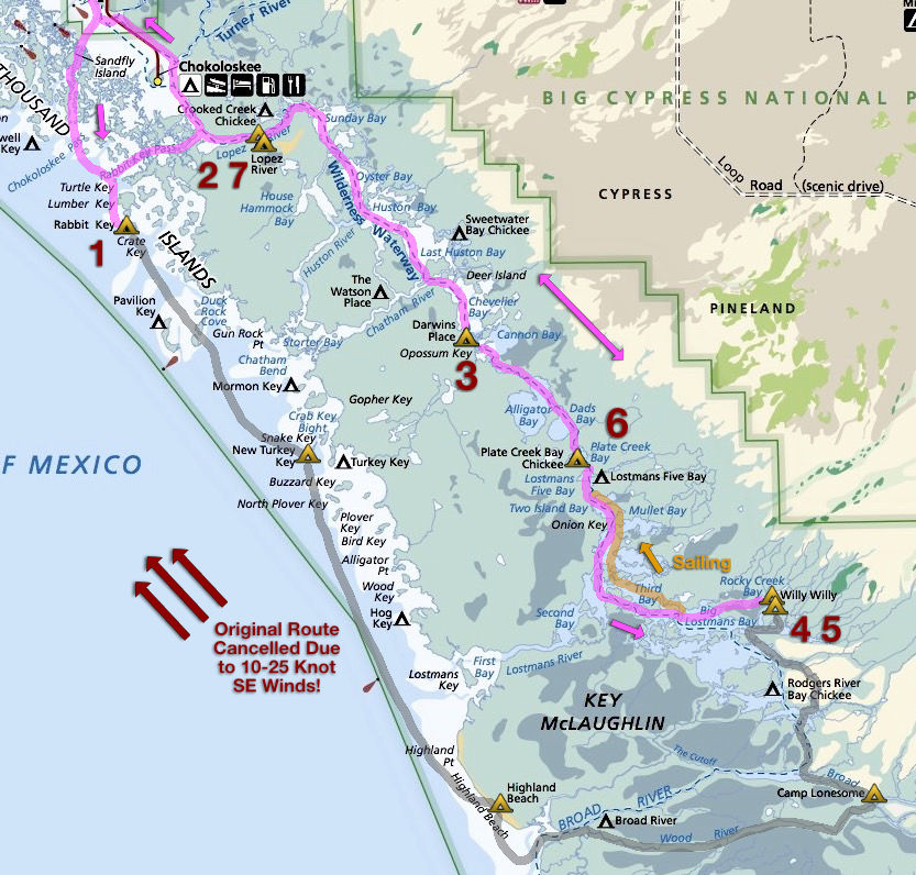 Everglades Route 2024 North Big Wind