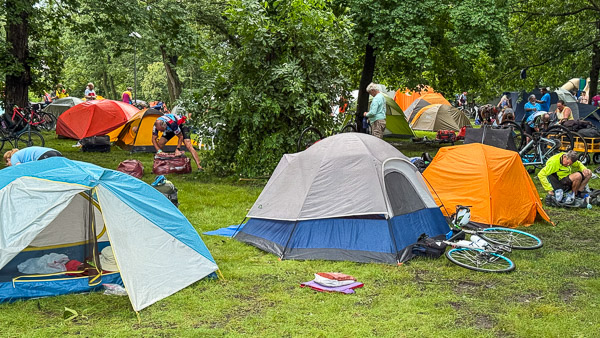 Tent City in Iowa Falls