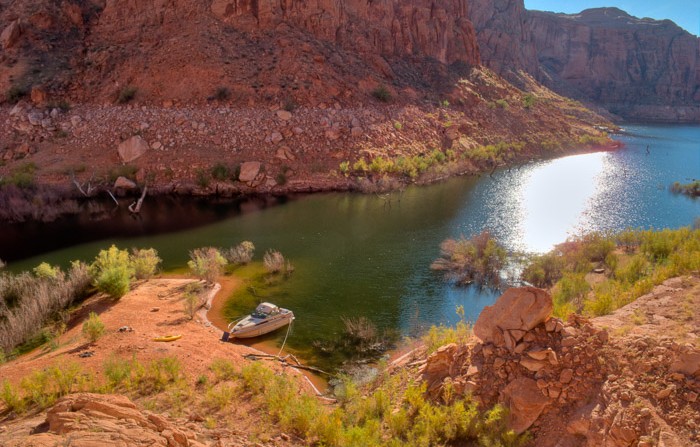 Our Campsite in Slickrock Canyon