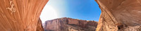 0049 Defiance House Ruins Lake Powell Utah 2020 Panorama 