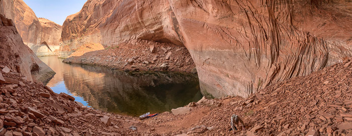 Alcove with 100 Foot Dry Waterfall Above