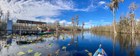 1024 Okefenokee 2024 Panorama Big Water Chickee