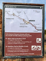 1034 Arches National Park Map Sign Southwest Trip 2024 
