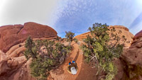 1061 Arches National Park Panorama Southwest Trip 2024 Theta S 