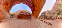 1062 Arches National Park Panorama Southwest Trip 2024 Theta S Richard Peter