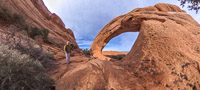 1067 Arches National Park Panorama Southwest Trip 2024 Theta S 