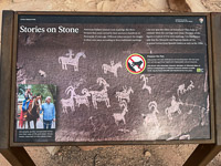 1090 Arches National Park Rock Art Sign Southwest Trip 2024 