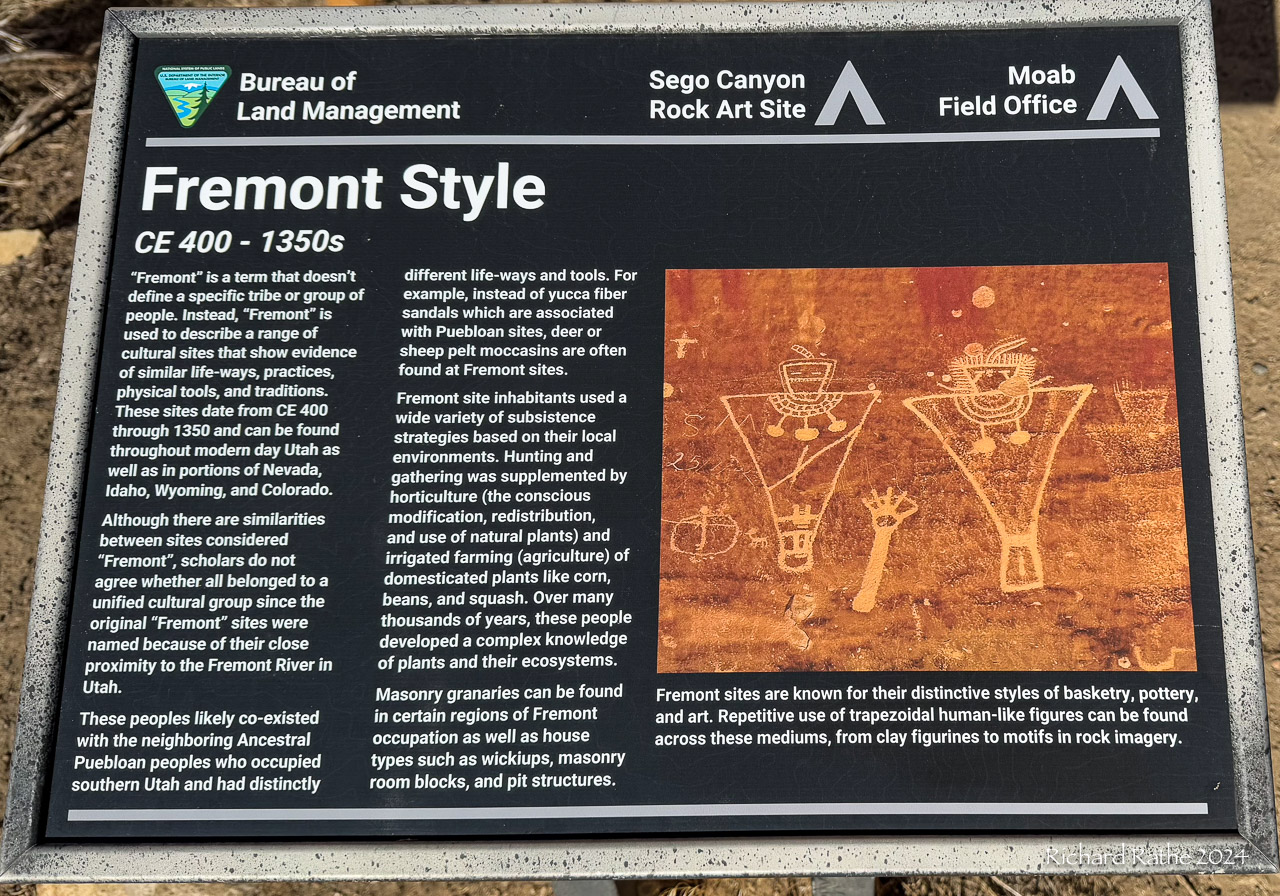 Rockart 43 Sego Canyon Sign