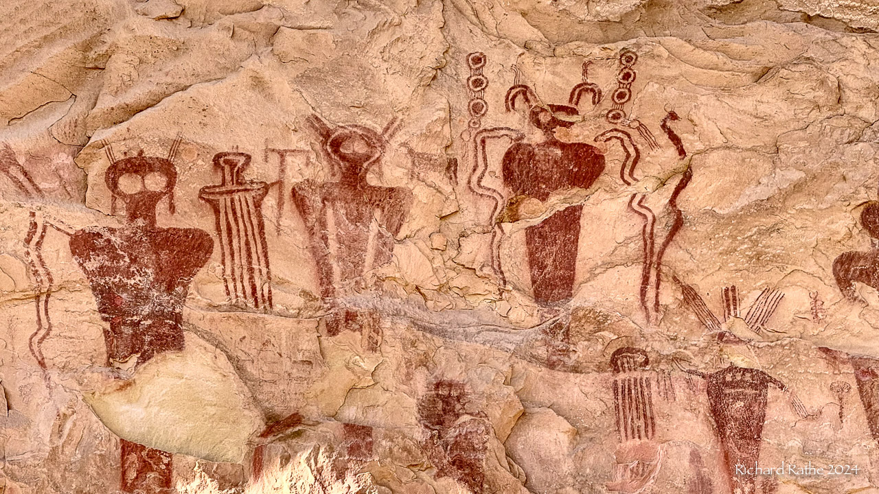 Barrier Canyon Style Pictographs