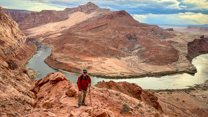 Hiking Above The Colorado River at Lees Ferry