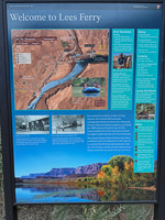 Prelim 0030 Lee S Ferry Map Sign Southwest Trip 2024 Vermilion Cliffs 2024 
