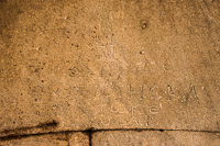 1119 Ephesus Turkey 2016 Graffiti He Who Urinates Here Will Be Pursued By The Avenging Spirit Of The Goddess Hecate