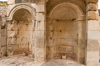 1120 Ephesus Turkey 2016 Anit Urination Graffiti At Eye Level In The Right Niche